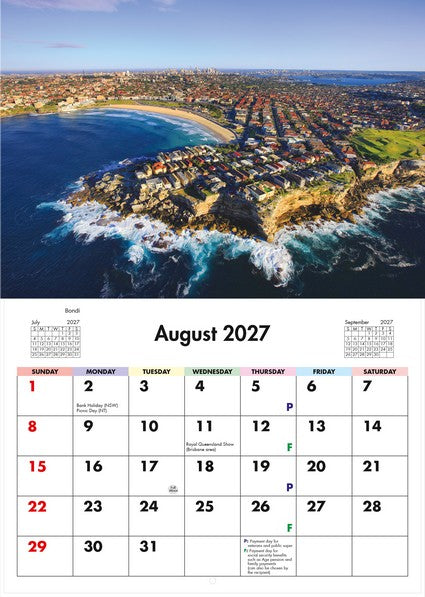 2027 Sydney in Focus Wall Calendar
