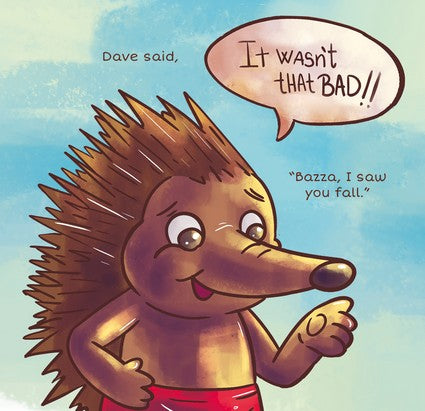 Bazza Braves the Waves