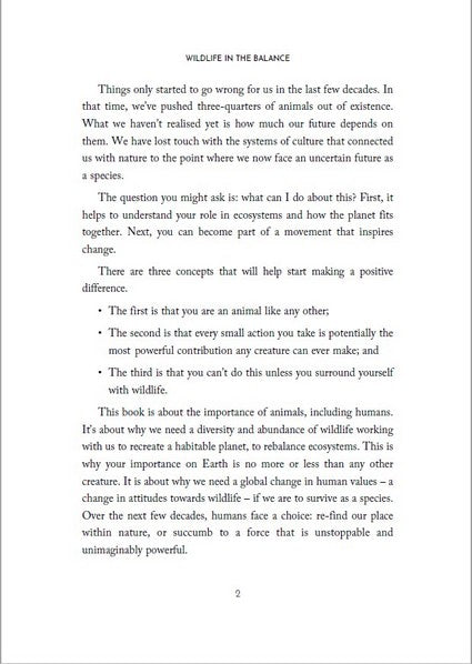 Wildlife in the Balance