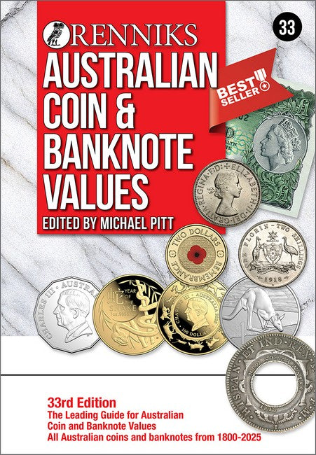 Renniks Australian Coin & Banknote Values 33rd Edition