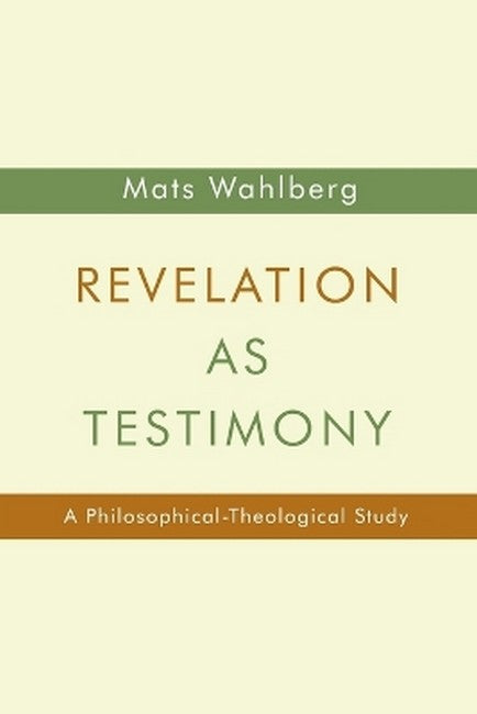 Revelation as Testimony