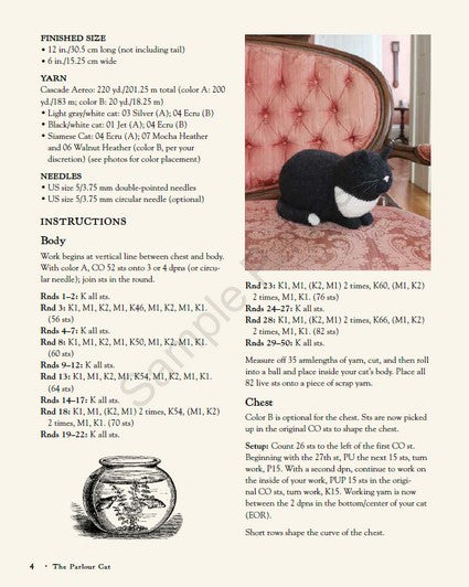 Victorian Housecats to Knit
