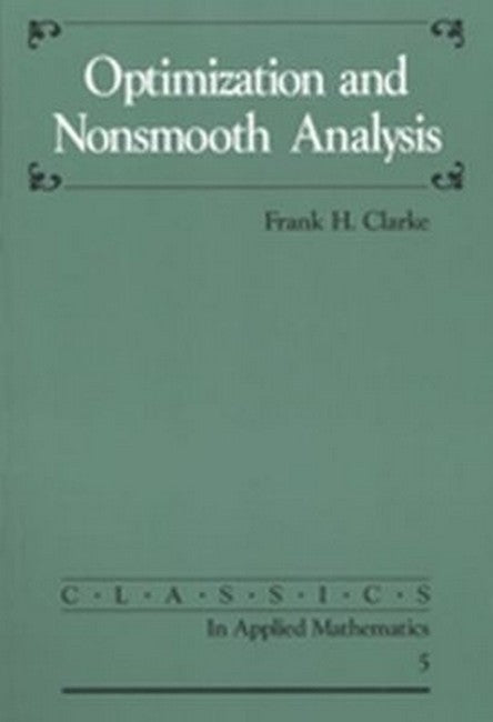 Optimization and Nonsmooth Analysis