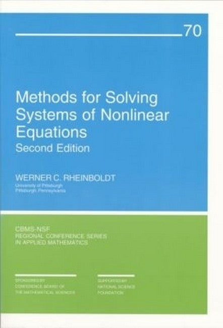 Methods for Solving Systems of Nonlinear Equations 2/e