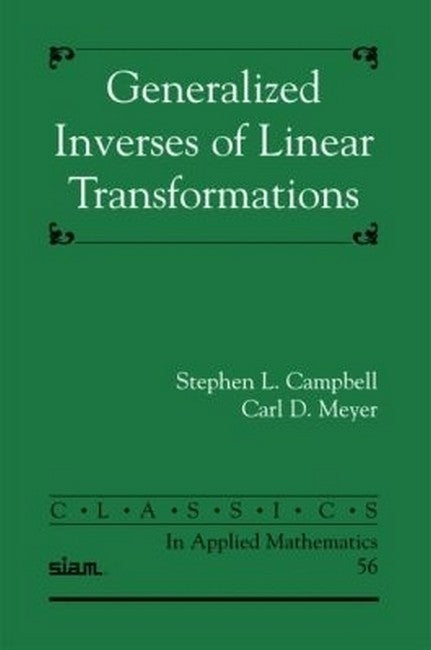 Generalized Inverses of Linear Transformations