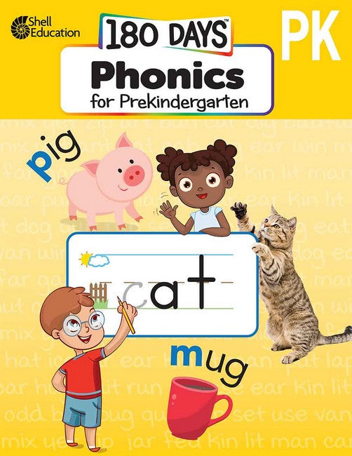 180 Days: Phonics for Prekindergarten