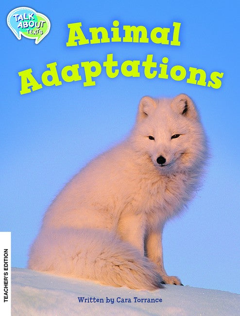 Animal Adaptations Teachers Edition