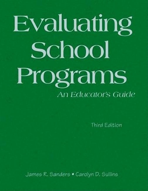 Evaluating School Programs 3/e
