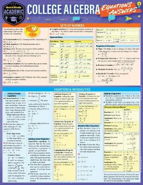 College Algebra Equations & Answers