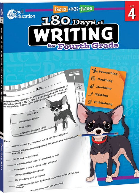 180 Days: Writing for Fourth Grade