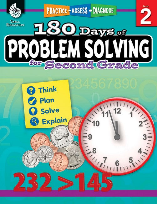 180 Days: Problem Solving for Second Grade