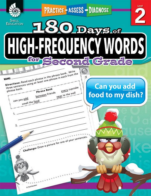 180 Days: High-Frequency Words for Second Grade