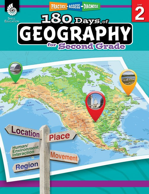 180 Days: Geography for Second Grade