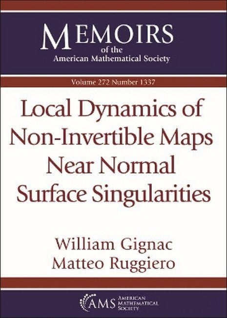 Local Dynamics of Non-Invertible Maps Near Normal Surface Singularities