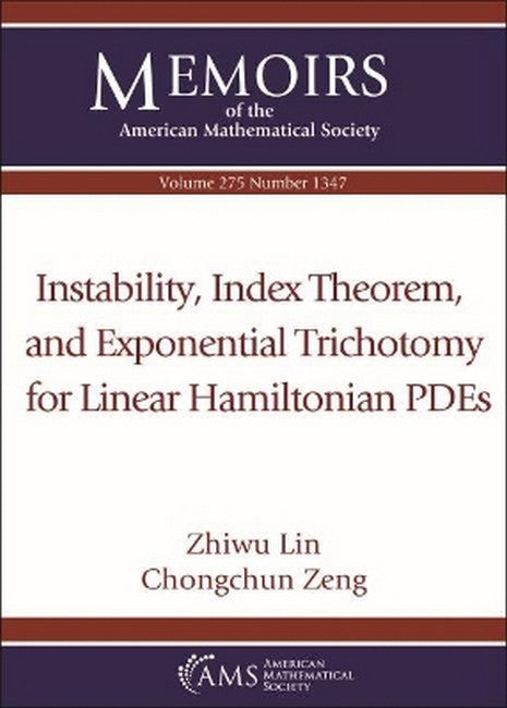 Instability, Index Theorem, and Exponential Trichotomy for Linear Hamiltonian PDEs