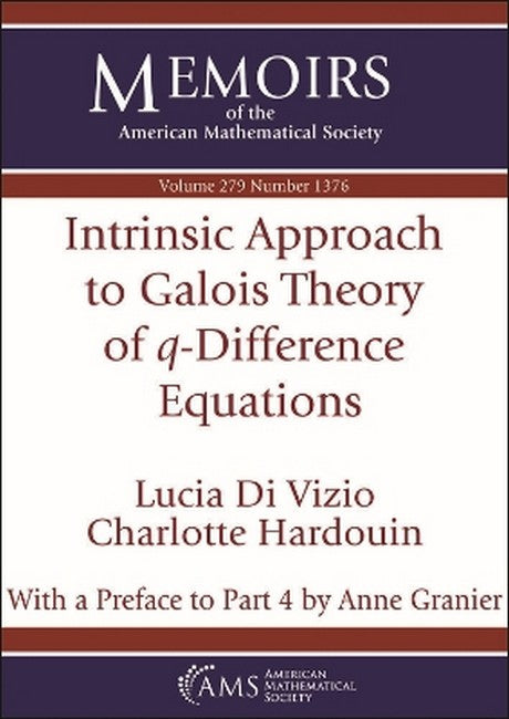 Intrinsic Approach to Galois Theory of $q$-Difference Equations