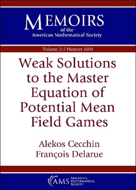 Weak Solutions to the Master Equation of Potential Mean Field Games