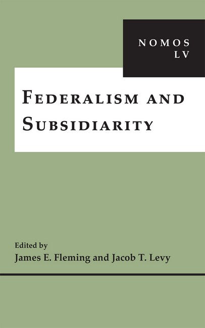 Federalism and Subsidiarity