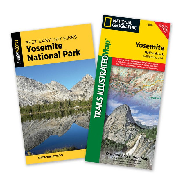 Best Easy Day Hiking Guide and Trail Map Bundle: Yosemite National Park 6/e