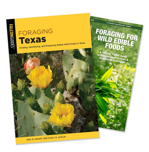 Foraging Texas Guidebook and Folding Pocket Guide Bundle