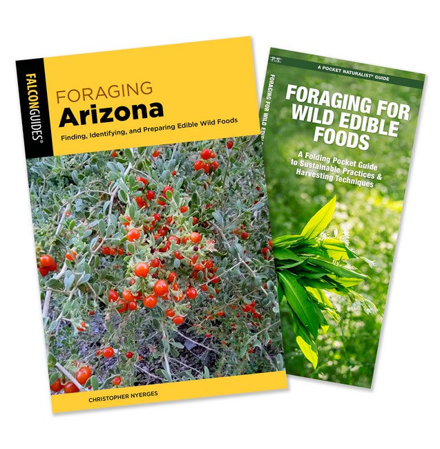 Foraging Arizona Guidebook and Folding Pocket Guide Bundle