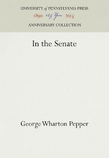 In the Senate 2016/e