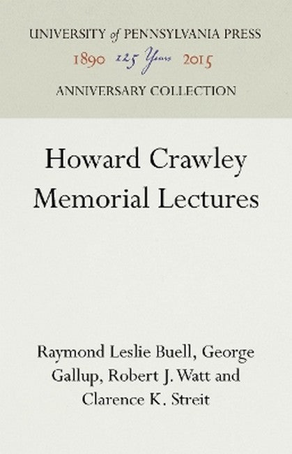 Howard Crawley Memorial Lectures