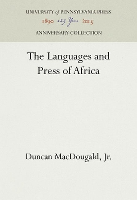 The Languages and Press of Africa