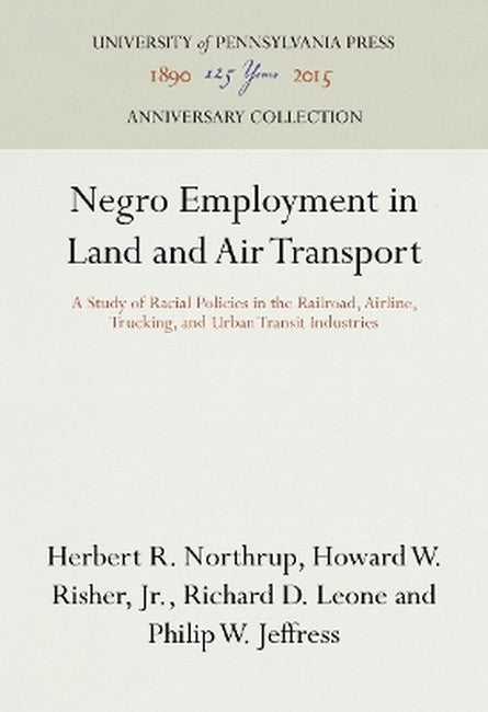 Negro Employment in Land and Air Transport