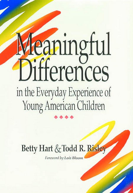 Meaningful Differences in the Everyday Experience of Young American Children