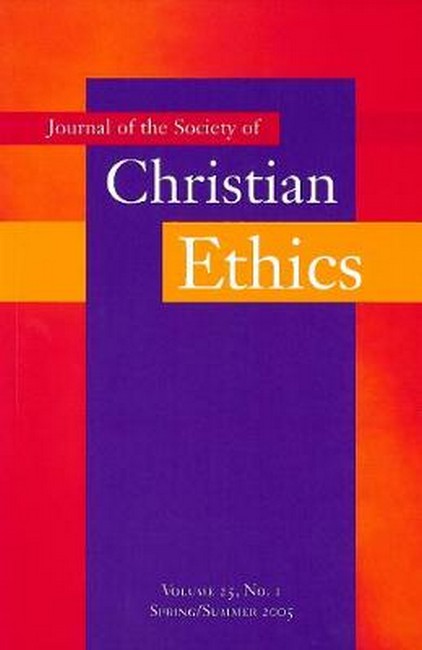 Journal of the Society of Christian Ethics