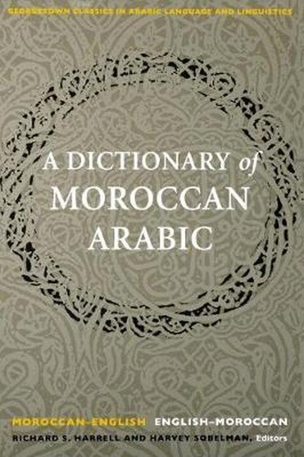 A Dictionary of Moroccan Arabic