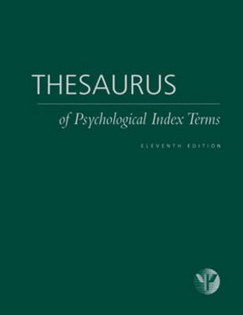 Thesaurus of Psychological Index Terms (R) 11/e
