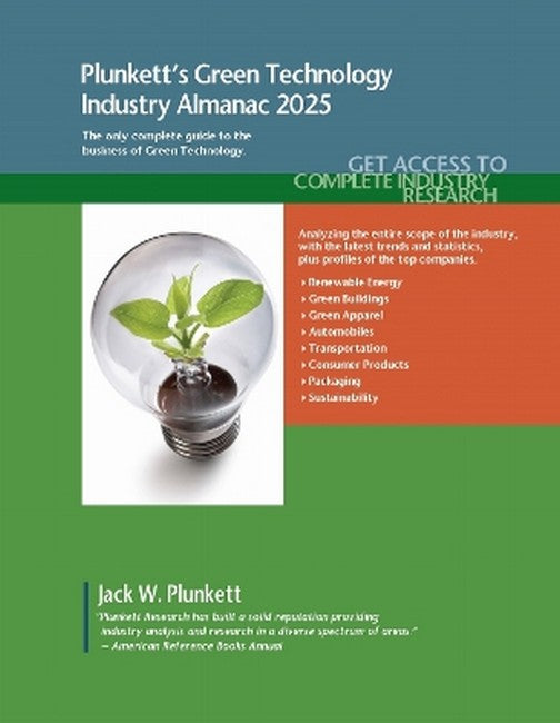 Plunkett's Green Technology Industry Almanac 2025