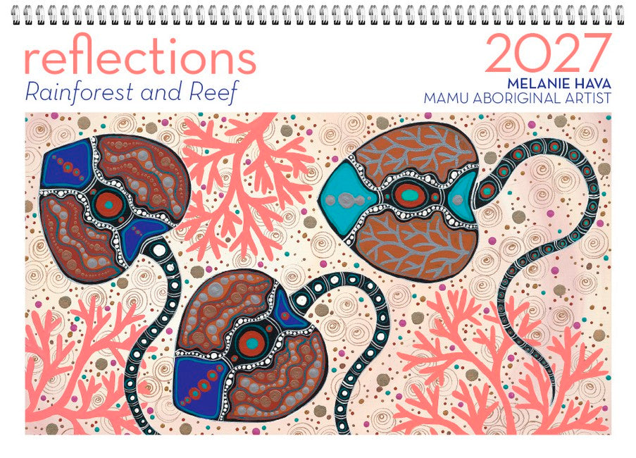 2027 Reflections - Rainforest and Reef Wall Calendar