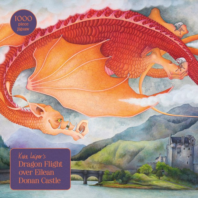 Dragon Flight over Eilean Donan Castle