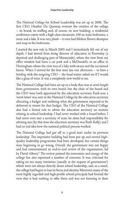 Imperfect Leadership