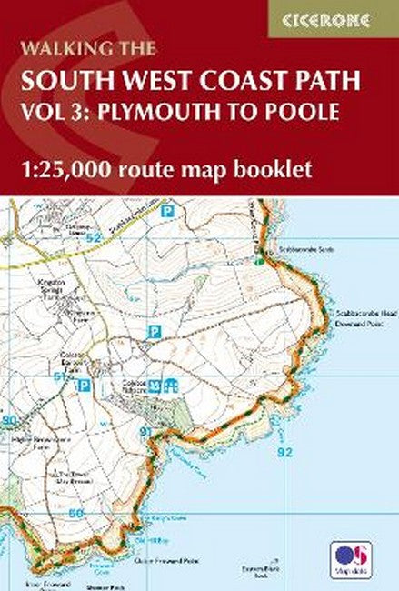 South West Coast Path Map Booklet - Vol 3: Plymouth to Poole 2/e