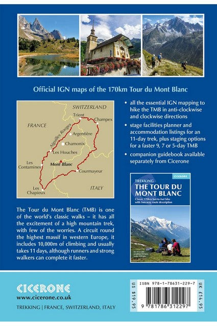 Tour du Mont Blanc Map Booklet
