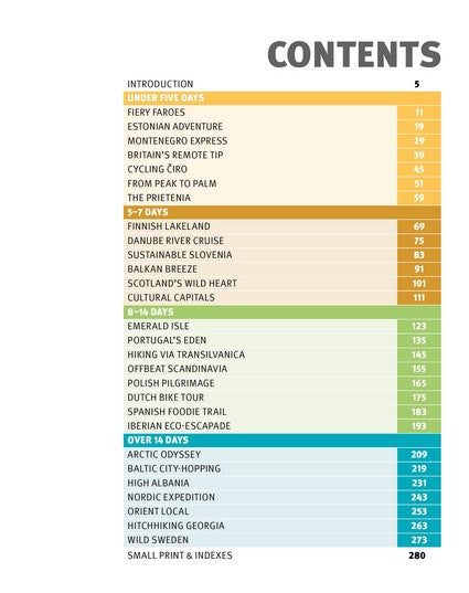 Rough Guides Slow Travel in Europe 2/e