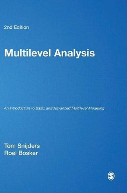 Multilevel Analysis 2/e