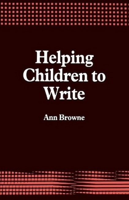 Helping Children to Write