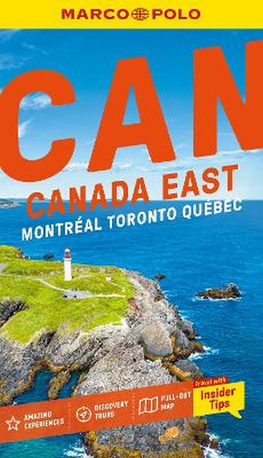 Marco Polo Canada East Pocket Travel Guide | Pull-out Map | Local Knowledge | Covers: Montreal, Toronto, Quebec and more