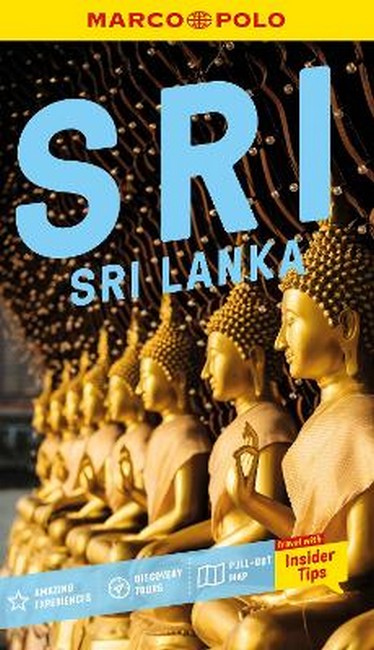 Marco Polo Sri Lanka Pocket Guide with Fold-Out Map | includes Colombo,Kandy & Galle