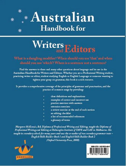 Australian Handbook for Writers and Editors 4/e