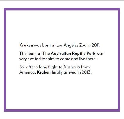 Kraken the Komodo Dragon