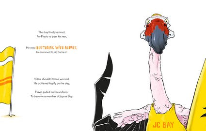 Flavio Between the Flags