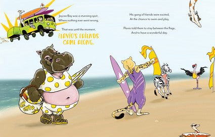 Flavio Between the Flags