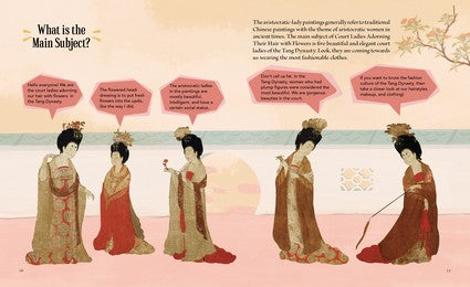 Court Ladies Adorning their Hair with Flowers