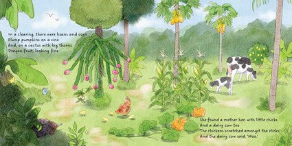 Elsa the Echidna finds a forest farm